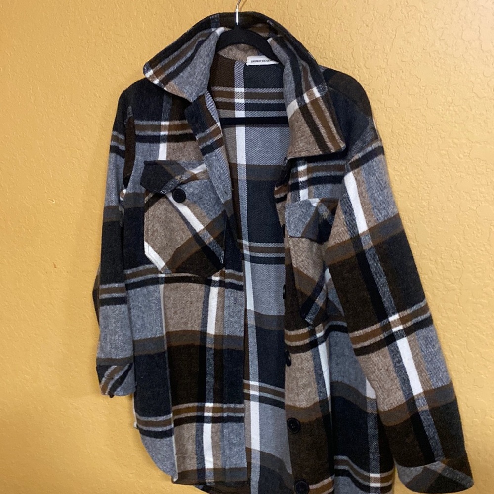 Goodnight macaroon Katherine thick plaid shirt